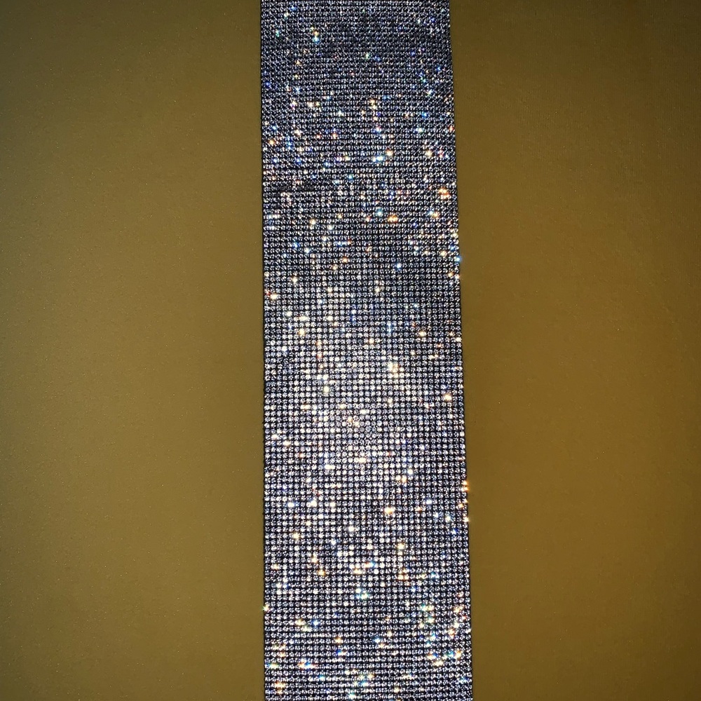 Silver Rhinestone Buckle Belt - Picture 3 of 3